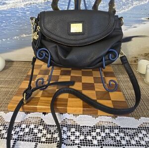 Juicy Couture Black and Gold Crossbody Bag